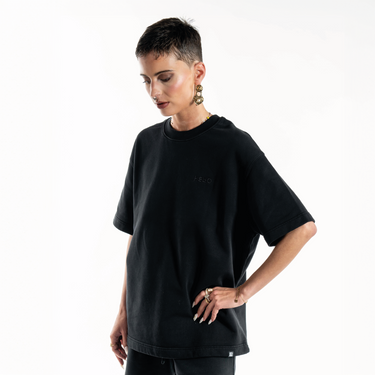 T-Shirt OVERSIZE SEMPITERNAL - Black