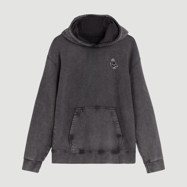 Hoodie EMBLEM - Oversize Fadeout Grey