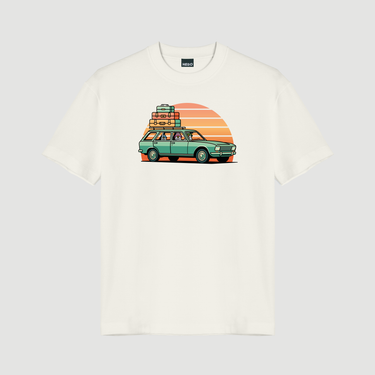T-Shirt ROADTRIP - Cream