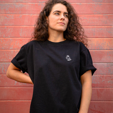T-SHIRT EMBLEM Noir