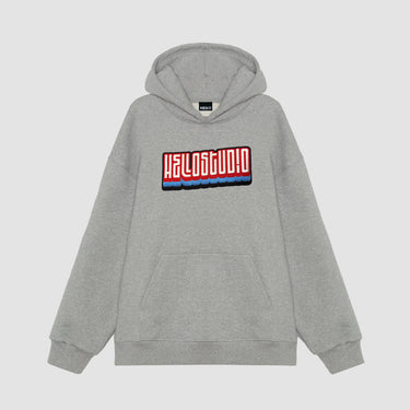 Hoodie RETROTYPE - Oversize Gris