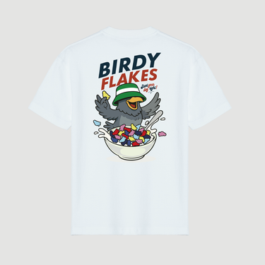 T-Shirt BIRDY FLAKES - Blanc